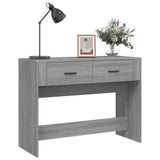 NNEVL Console Table Grey Sonoma 100x39x75 cm Engineered Wood