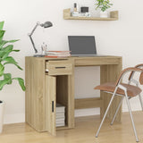 NNEVL Desk Sonoma Oak 100x49x75 cm Engineered Wood