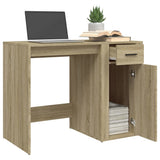 NNEVL Desk Sonoma Oak 100x49x75 cm Engineered Wood