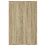 NNEVL Desk Sonoma Oak 100x49x75 cm Engineered Wood