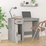 NNEVL Desk Concrete Grey 100x49x75 cm Engineered Wood