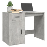 NNEVL Desk Concrete Grey 100x49x75 cm Engineered Wood