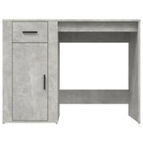 NNEVL Desk Concrete Grey 100x49x75 cm Engineered Wood