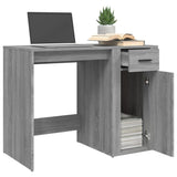 NNEVL Desk Grey Sonoma 100x49x75 cm Engineered Wood