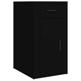 NNEVL Desk Cabinet Black 40x49x75 cm Engineered Wood