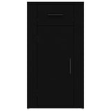 NNEVL Desk Cabinet Black 40x49x75 cm Engineered Wood