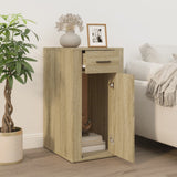 NNEVL Desk Cabinet Sonoma Oak 40x49x75 cm Engineered Wood