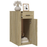 NNEVL Desk Cabinet Sonoma Oak 40x49x75 cm Engineered Wood