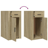 NNEVL Desk Cabinet Sonoma Oak 40x49x75 cm Engineered Wood