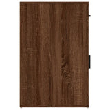NNEVL Desk Cabinet Brown Oak 40x49x75 cm Engineered Wood