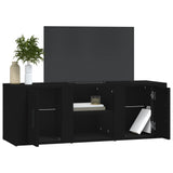 NNEVL TV Cabinet Black 100x31.5x35 cm Engineered Wood
