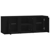 NNEVL TV Cabinet Black 100x31.5x35 cm Engineered Wood