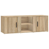 NNEVL TV Cabinet Sonoma Oak 100x31.5x35 cm Engineered Wood