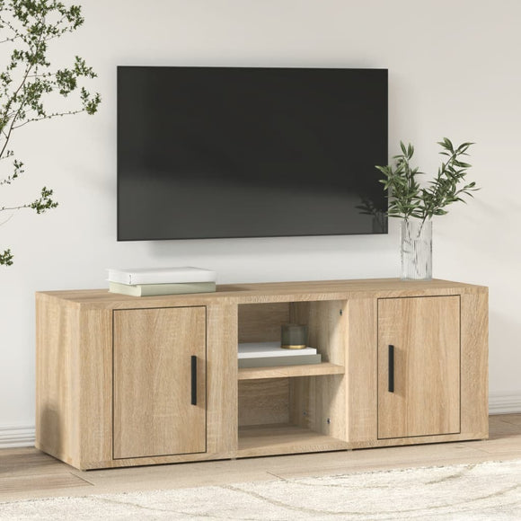NNEVL TV Cabinet Sonoma Oak 100x31.5x35 cm Engineered Wood
