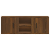 NNEVL TV Cabinet Brown Oak 100x31.5x35 cm Engineered Wood