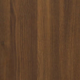 NNEVL TV Cabinet Brown Oak 100x31.5x35 cm Engineered Wood