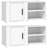 NNEVL TV Cabinets 2 pcs White 80x31.5x36 cm Engineered Wood