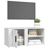 NNEVL TV Cabinets 2 pcs White 80x31.5x36 cm Engineered Wood