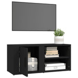 NNEVL TV Cabinets 2 pcs Black 80x31.5x36 cm Engineered Wood
