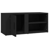 NNEVL TV Cabinets 2 pcs Black 80x31.5x36 cm Engineered Wood