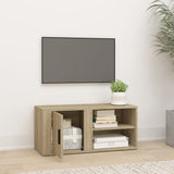 NNEVL TV Cabinet Sonoma Oak 80x31.5x36 cm Engineered Wood