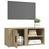 NNEVL TV Cabinet Sonoma Oak 80x31.5x36 cm Engineered Wood
