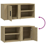 NNEVL TV Cabinet Sonoma Oak 80x31.5x36 cm Engineered Wood
