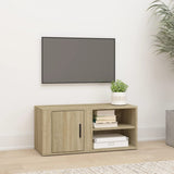 NNEVL TV Cabinet Sonoma Oak 80x31.5x36 cm Engineered Wood