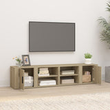 NNEVL TV Cabinets 2 pcs Sonoma Oak 80x31.5x36 cm Engineered Wood