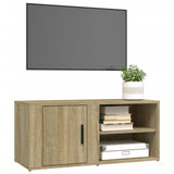 NNEVL TV Cabinets 2 pcs Sonoma Oak 80x31.5x36 cm Engineered Wood