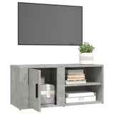 NNEVL TV Cabinets 2 pcs Concrete Grey 80x31.5x36 cm Engineered Wood