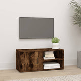 NNEVL TV Cabinet Smoked Oak 80x31.5x36 cm Engineered Wood