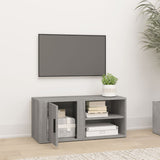 NNEVL TV Cabinet Grey Sonoma 80x31.5x36 cm Engineered Wood