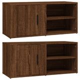 NNEVL TV Cabinets 2 pcs Brown Oak 80x31.5x36 cm Engineered Wood