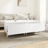 NNEVL Side Tables 2 pcs White 50x46x35 cm Engineered Wood
