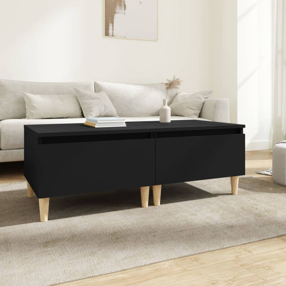 NNEVL Side Tables 2 pcs Black 50x46x35 cm Engineered Wood