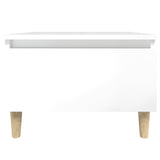NNEVL Side Tables 2 pcs High Gloss White 50x46x35 cm Engineered Wood