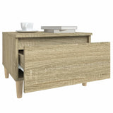 NNEVL Side Tables 2 pcs Sonoma Oak 50x46x35 cm Engineered Wood