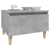 NNEVL Side Table Concrete Grey 50x46x35 cm Engineered Wood