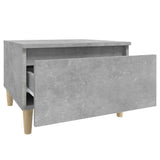 NNEVL Side Table Concrete Grey 50x46x35 cm Engineered Wood
