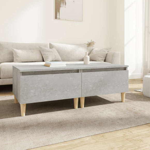NNEVL Side Tables 2 pcs Concrete Grey 50x46x35 cm Engineered Wood