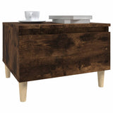 NNEVL Side Table Smoked Oak 50x46x35 cm Engineered Wood