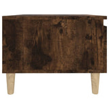 NNEVL Side Table Smoked Oak 50x46x35 cm Engineered Wood