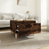 NNEVL Side Tables 2 pcs Smoked Oak 50x46x35 cm Engineered Wood