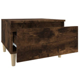 NNEVL Side Tables 2 pcs Smoked Oak 50x46x35 cm Engineered Wood