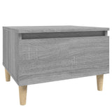 NNEVL Side Table Grey Sonoma 50x46x35 cm Engineered Wood