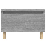 NNEVL Side Table Grey Sonoma 50x46x35 cm Engineered Wood