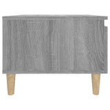NNEVL Side Table Grey Sonoma 50x46x35 cm Engineered Wood