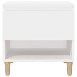 NNEVL Bedside Tables 2 pcs White 50x46x50 cm Engineered Wood