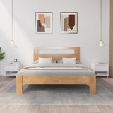 NNEVL Bedside Tables 2 pcs High Gloss White 50x46x50 cm Engineered Wood